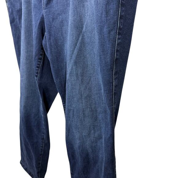 Torrid Weekend Boyfriend Mid Rise Jeans 41250437 Pull On Drawstring Stretch 5 T - Picture 9 of 16